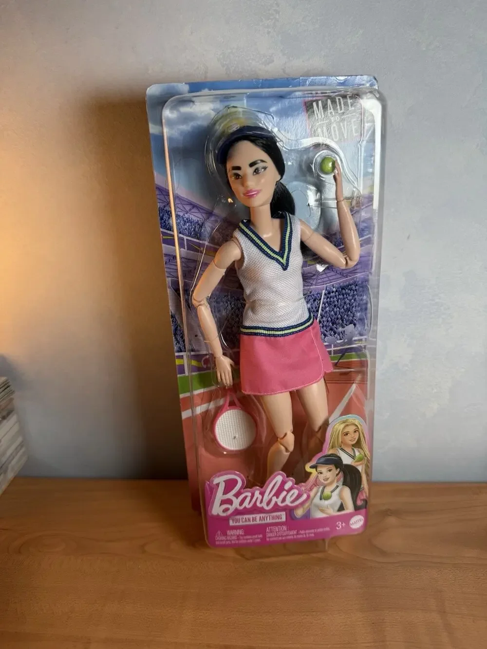 MATTEL Barbie Doll & Accessories, Career Tennis Player Doll HKT73 NRFB